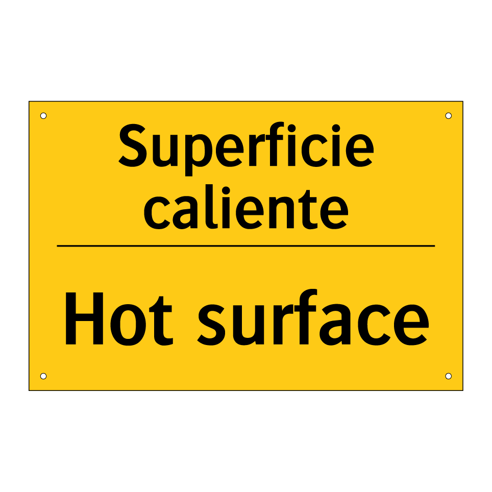 Superficie caliente - Hot surface