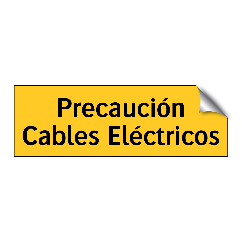 Precaución Cables Eléctricos