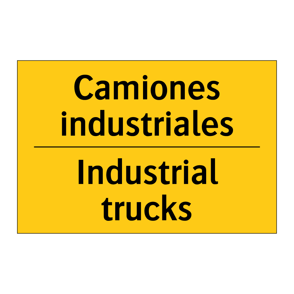 Camiones industriales - Industrial trucks
