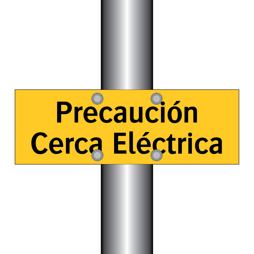 Precaución Cerca Eléctrica