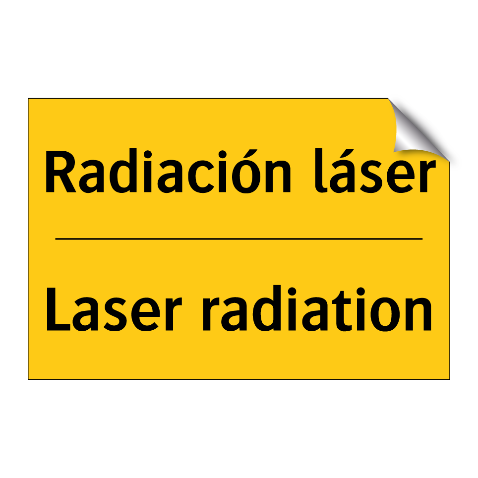 Radiación láser - Laser radiation