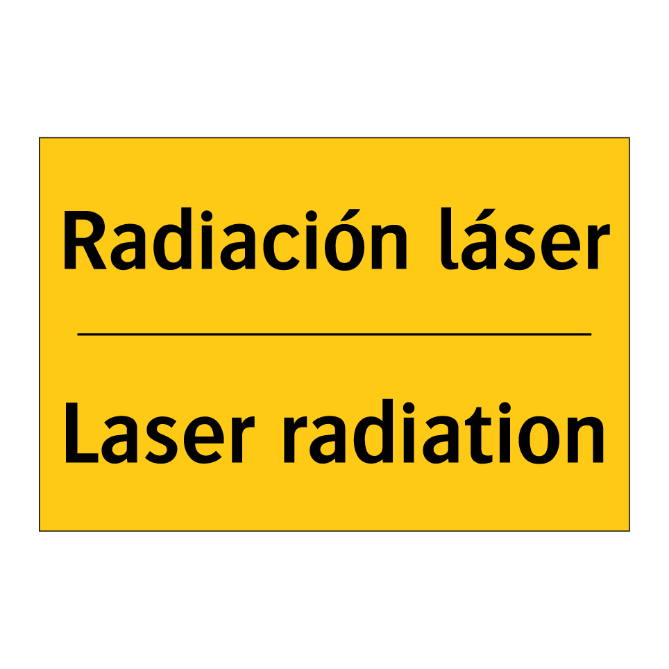 Radiación láser - Laser radiation