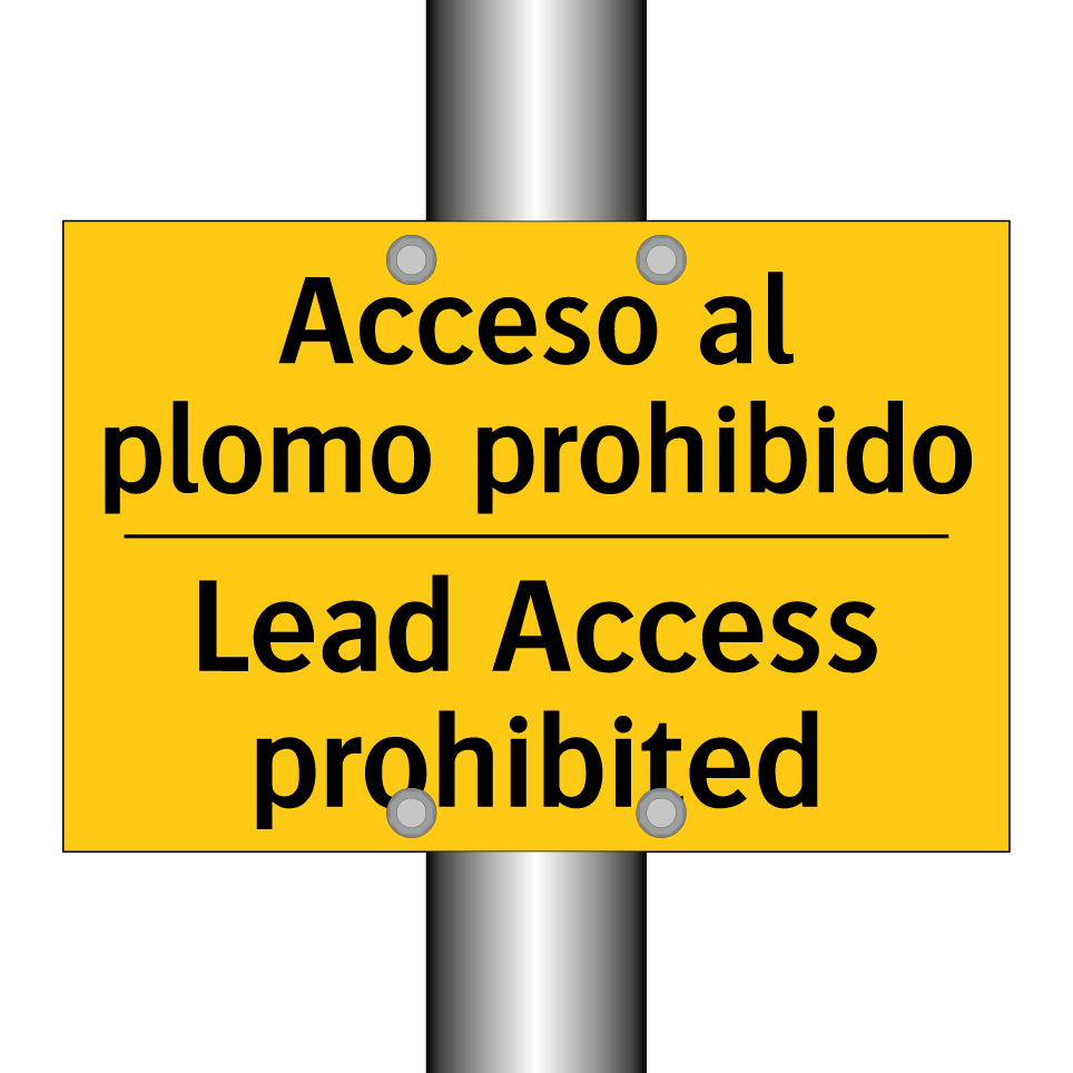 Acceso al plomo prohibido - Lead Access prohibited