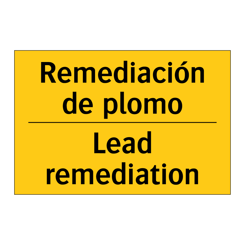 Remediación de plomo - Lead remediation
