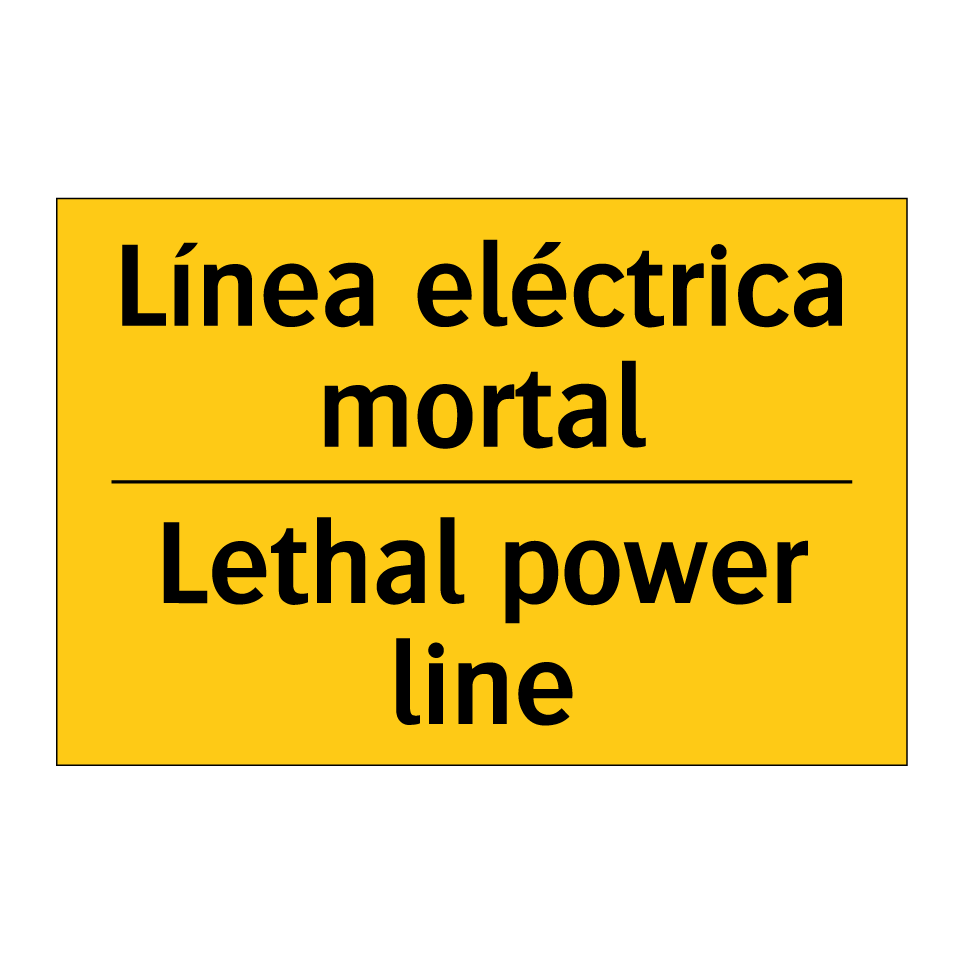 Línea eléctrica mortal - Lethal power line