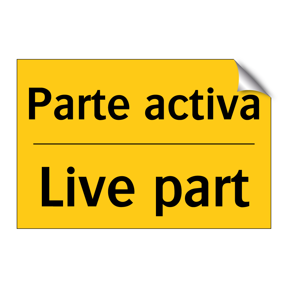 Parte activa - Live part