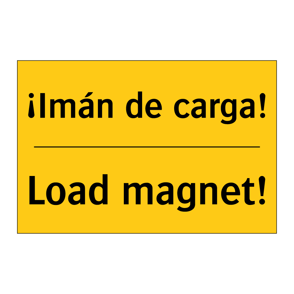 ¡Imán de carga! - Load magnet!