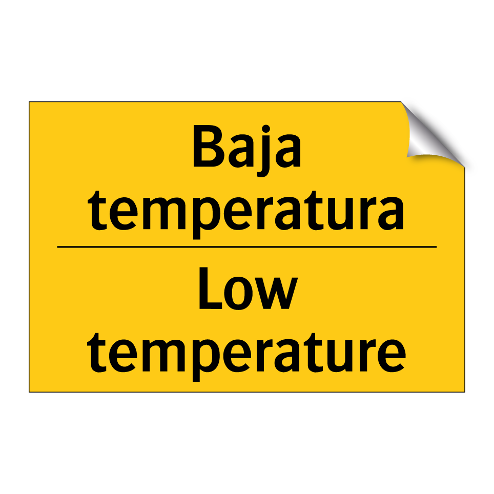 Baja temperatura - Low temperature