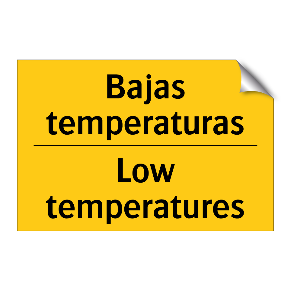 Bajas temperaturas - Low temperatures