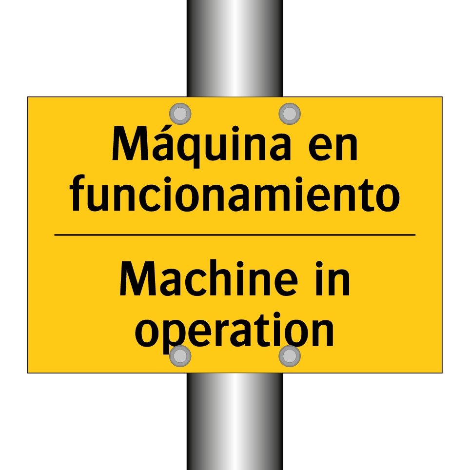 Máquina en funcionamiento - Machine in operation