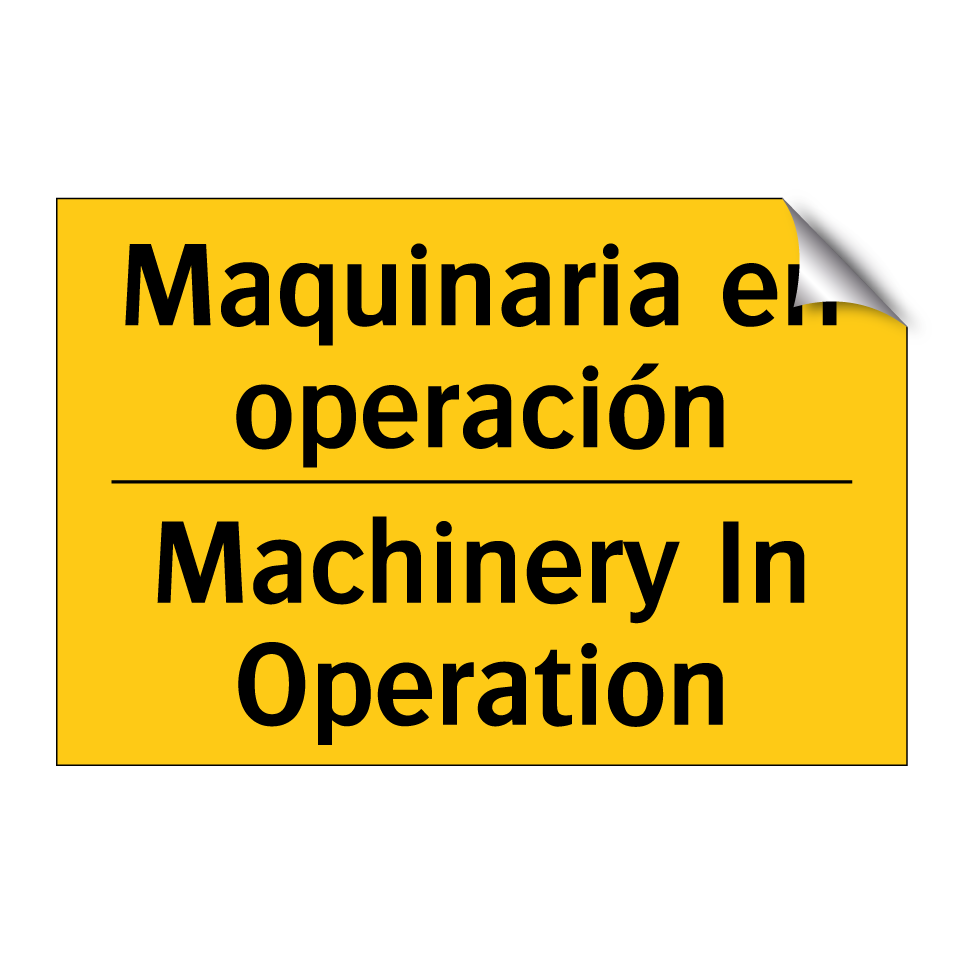 Maquinaria en operación - Machinery In Operation