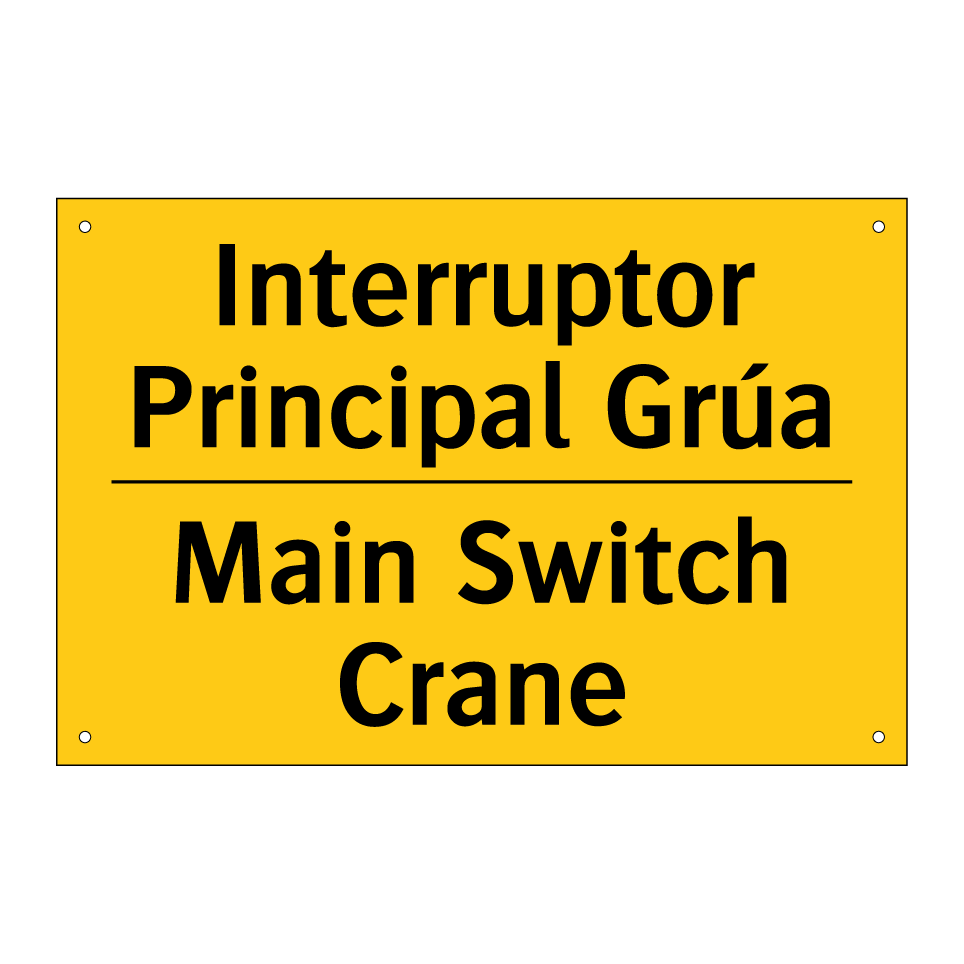 Interruptor Principal Grúa - Main Switch Crane