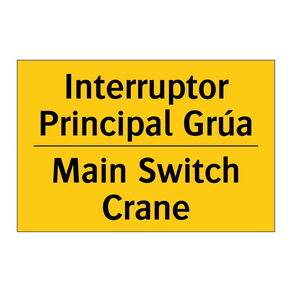 Interruptor Principal Grúa - Main Switch Crane