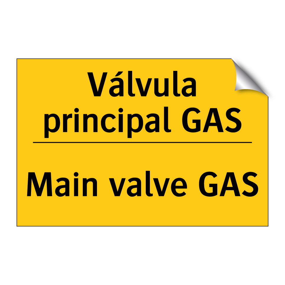 Válvula principal GAS - Main valve GAS