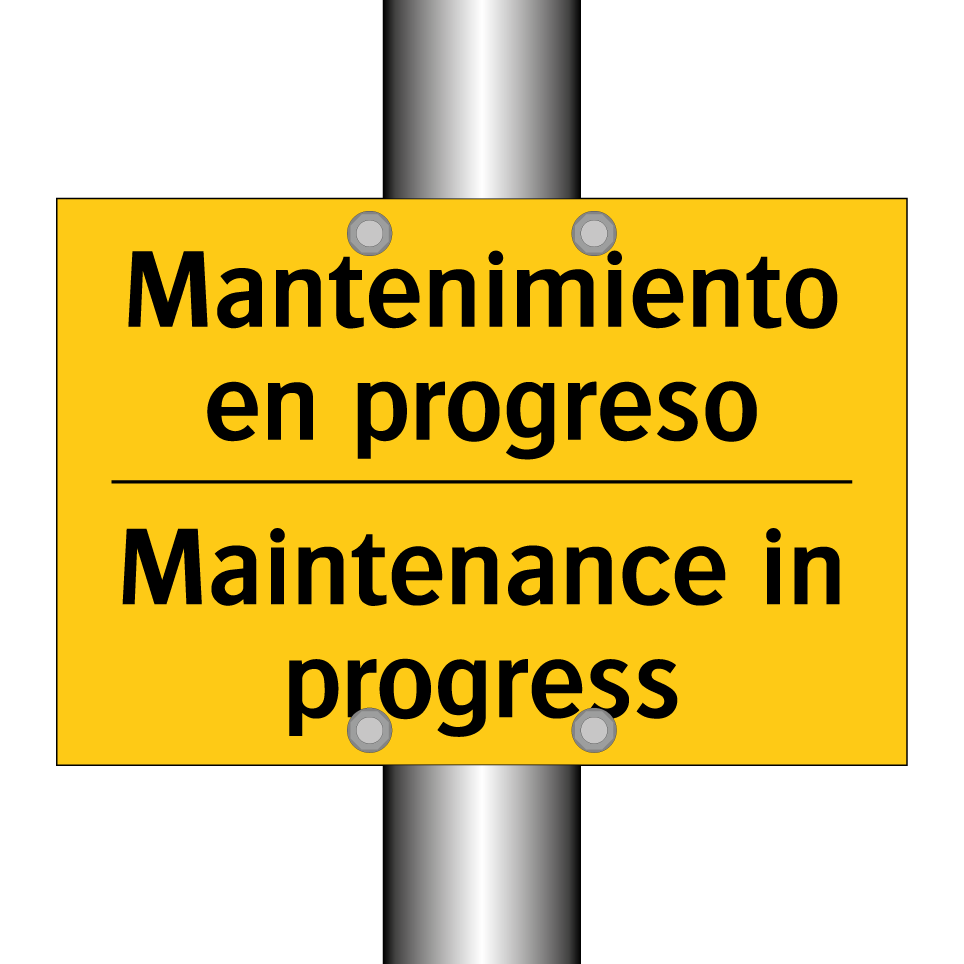 Mantenimiento en progreso - Maintenance in progress