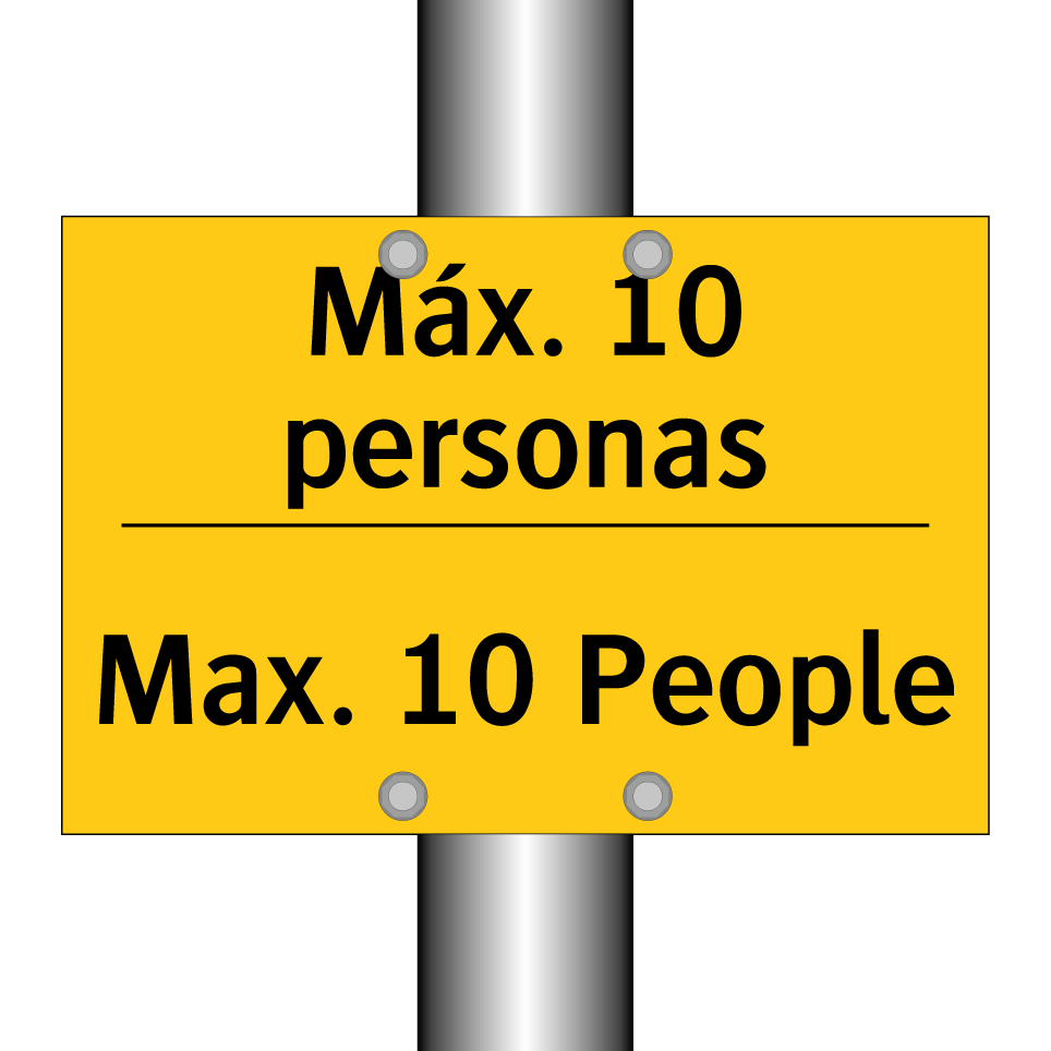 Máx. 10 personas - Max. 10 People