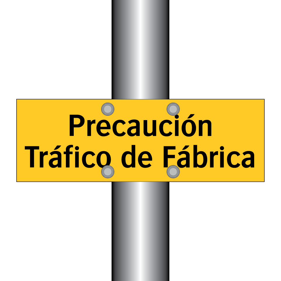 Precaución Tráfico de Fábrica