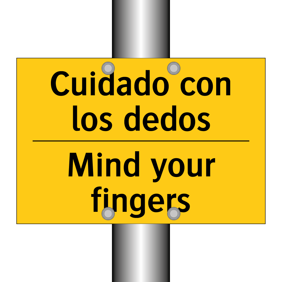 Cuidado con los dedos - Mind your fingers
