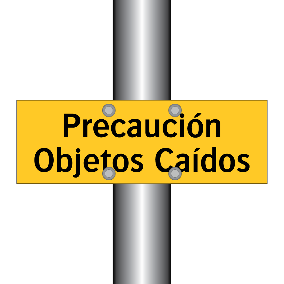 Precaución Objetos Caídos