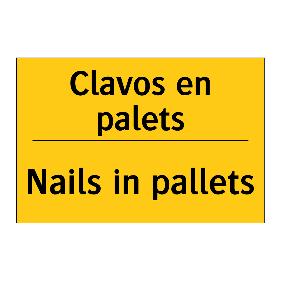 Clavos en palets - Nails in pallets