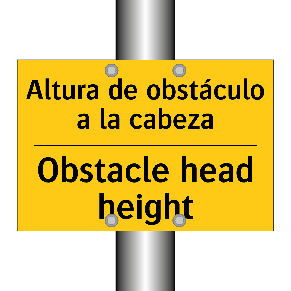 Altura de obstáculo a la cabeza - Obstacle head height