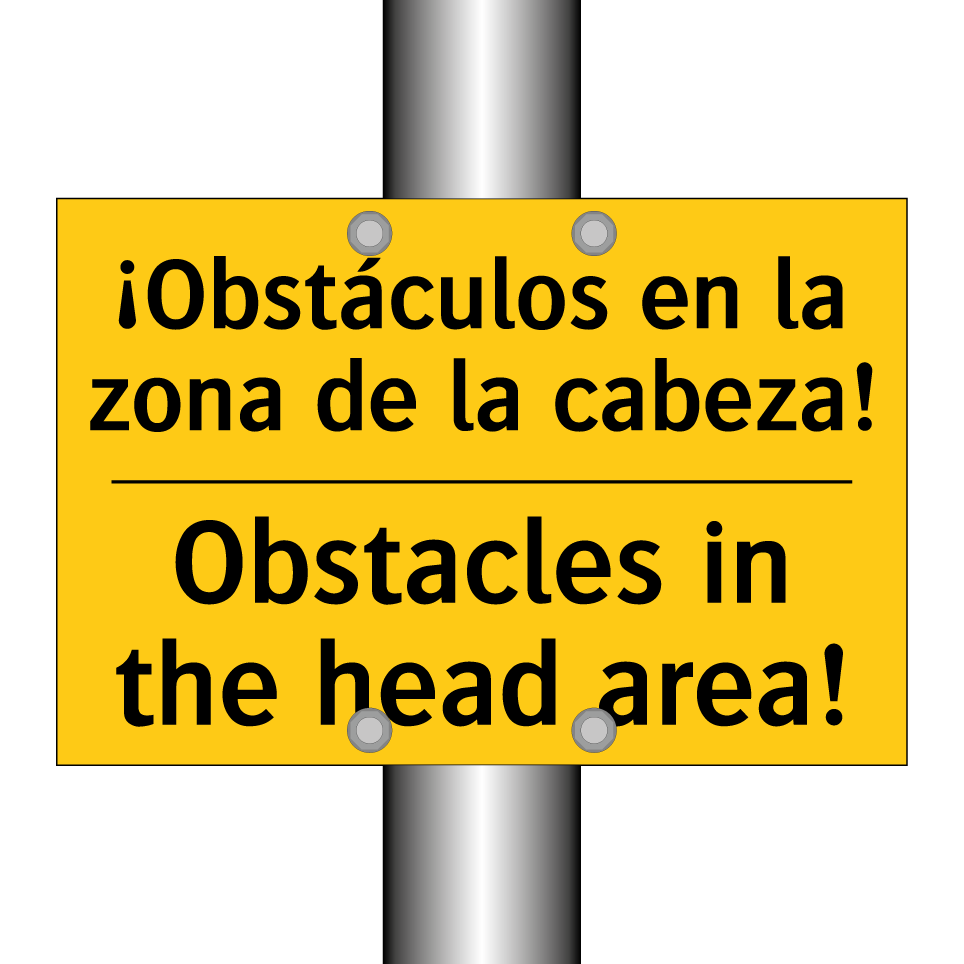 ¡Obstáculos en la zona de la cabeza! - Obstacles in the head area!