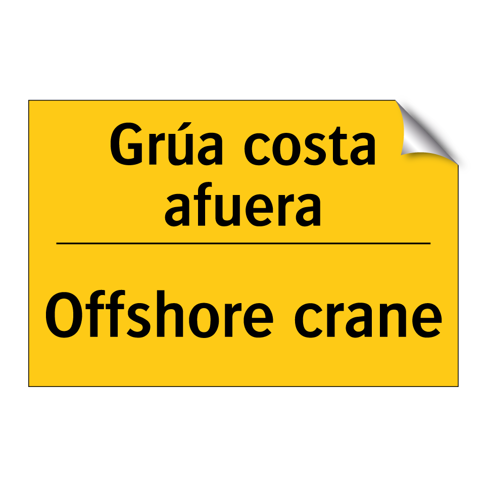 Grúa costa afuera - Offshore crane