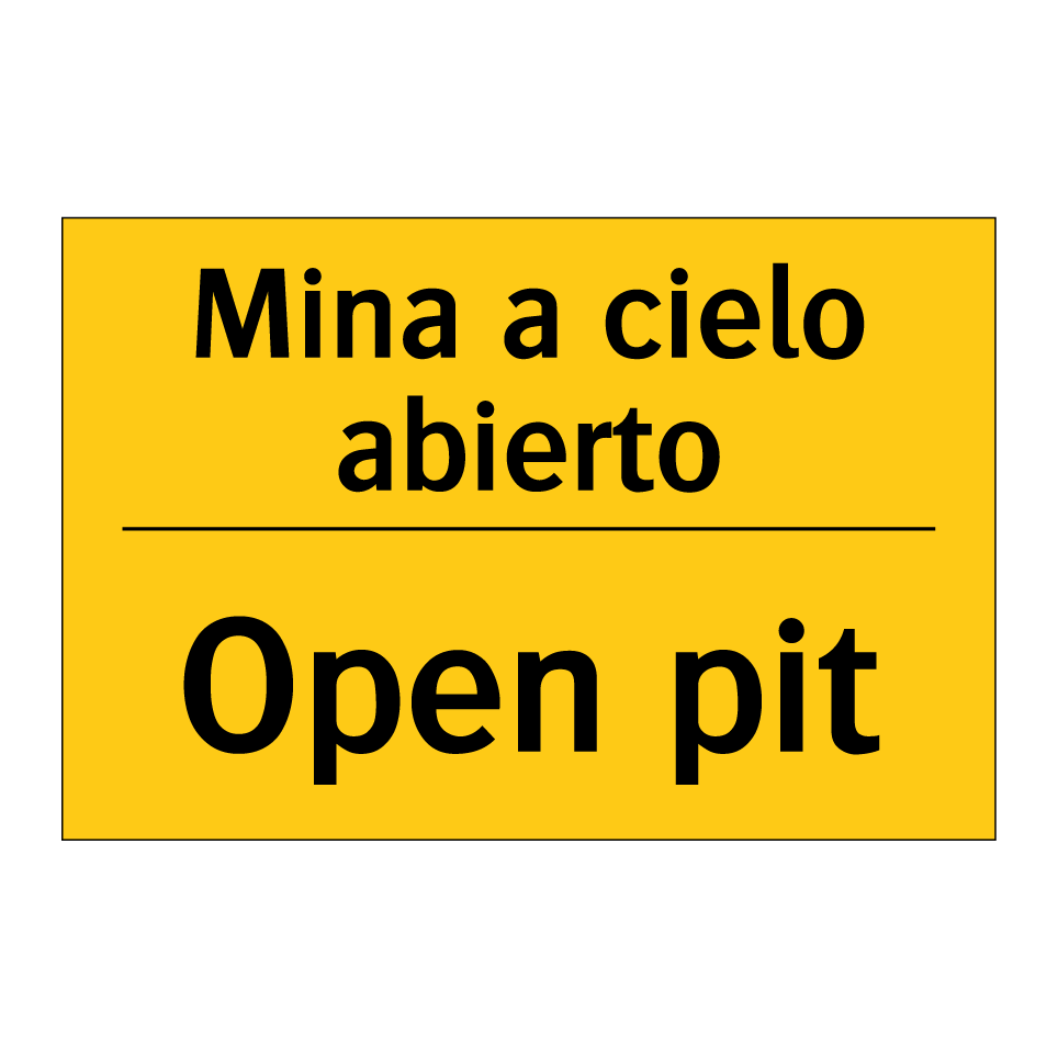 Mina a cielo abierto - Open pit