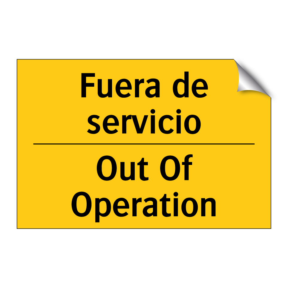 Fuera de servicio - Out Of Operation