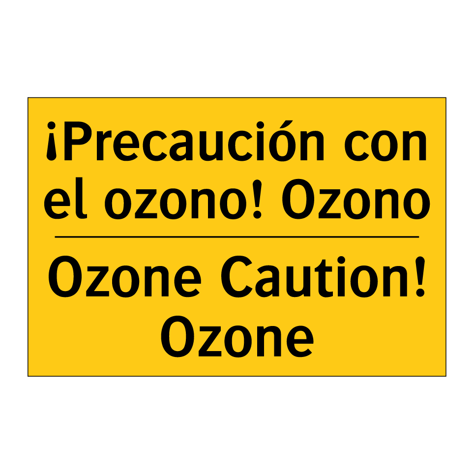 ¡Precaución con el ozono! Ozono - Ozone Caution! Ozone