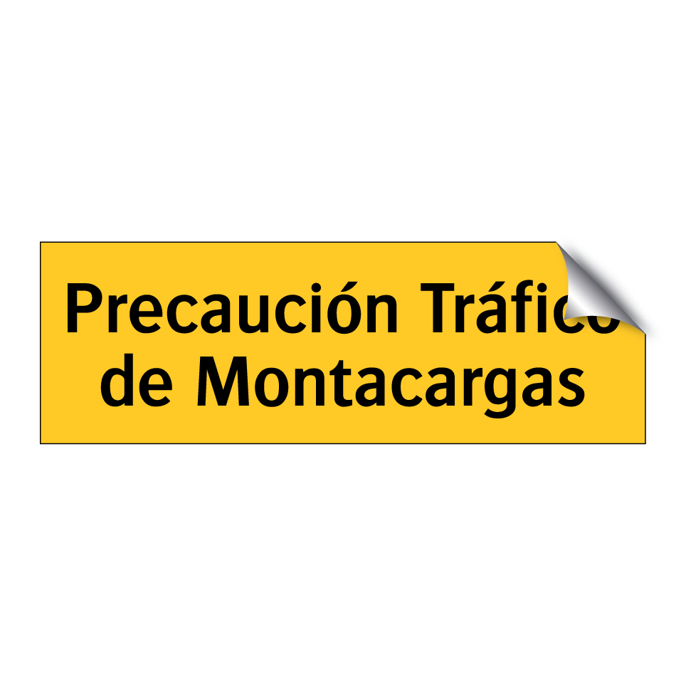 Precaución Tráfico de Montacargas