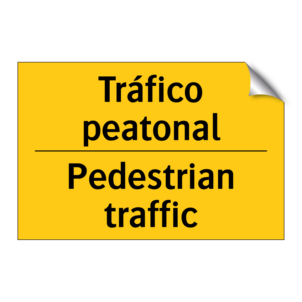 Tráfico peatonal - Pedestrian traffic