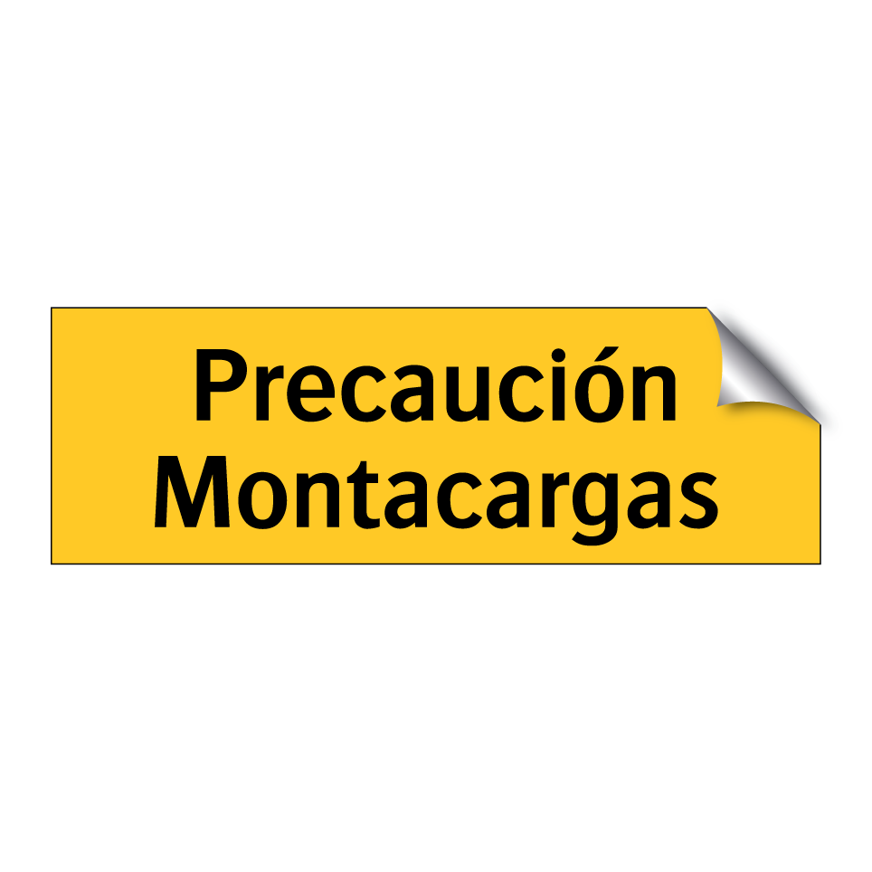 Precaución Montacargas