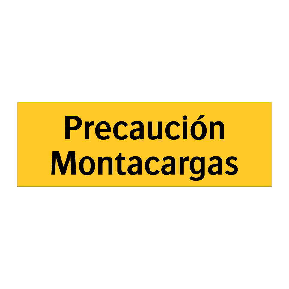 Precaución Montacargas