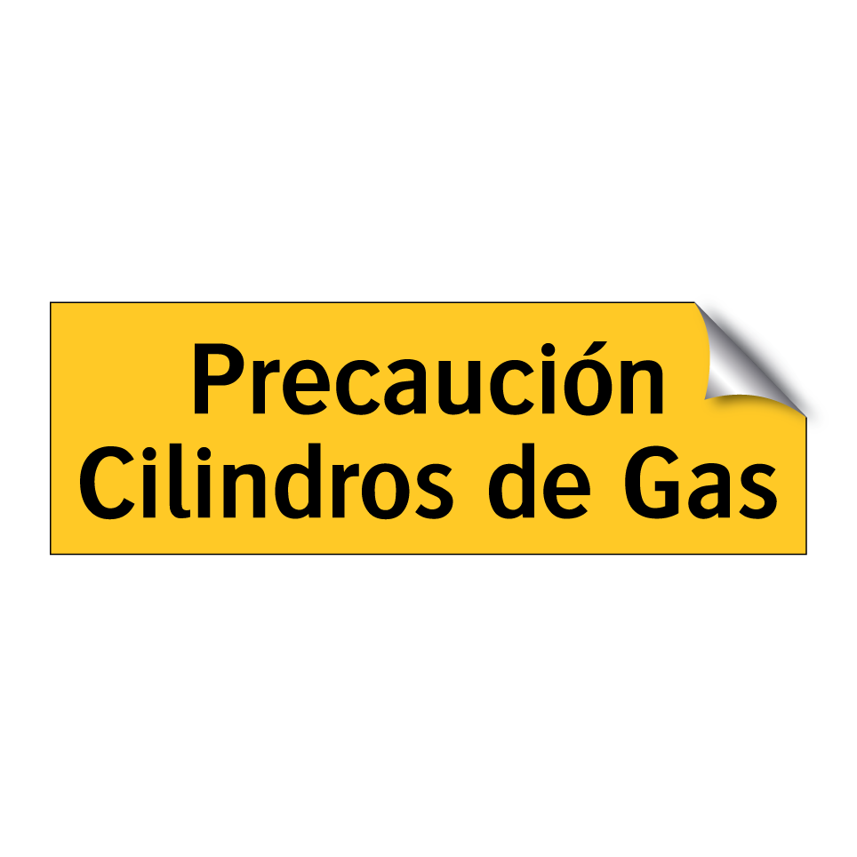Precaución Cilindros de Gas