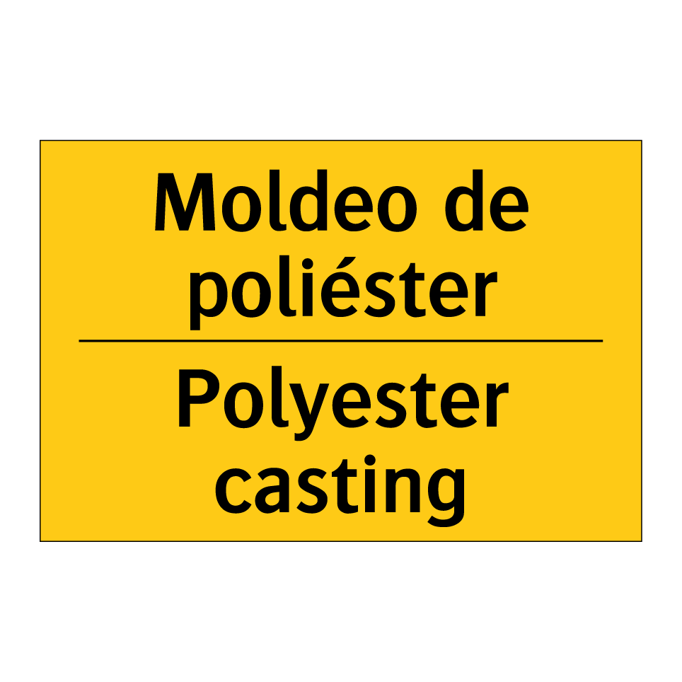 Moldeo de poliéster - Polyester casting