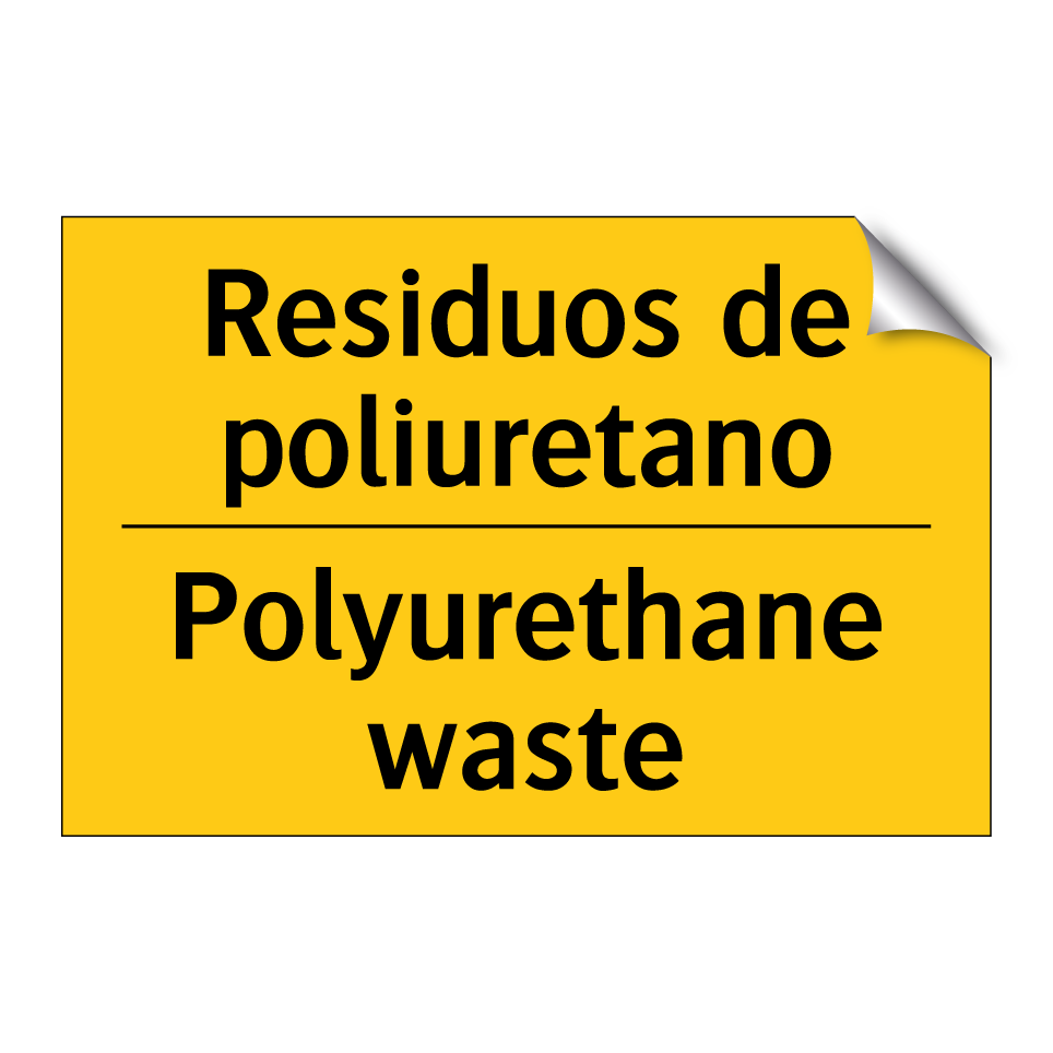 Residuos de poliuretano - Polyurethane waste