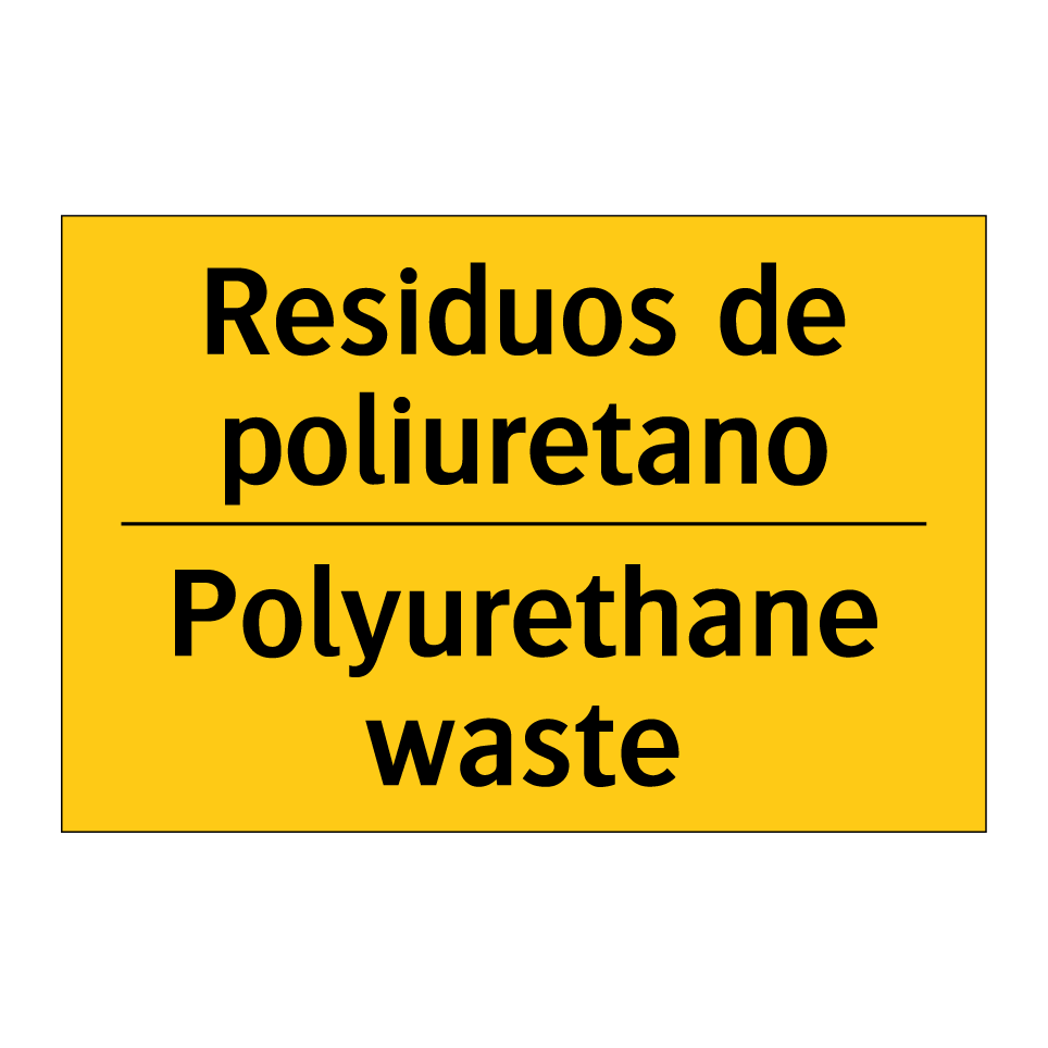 Residuos de poliuretano - Polyurethane waste