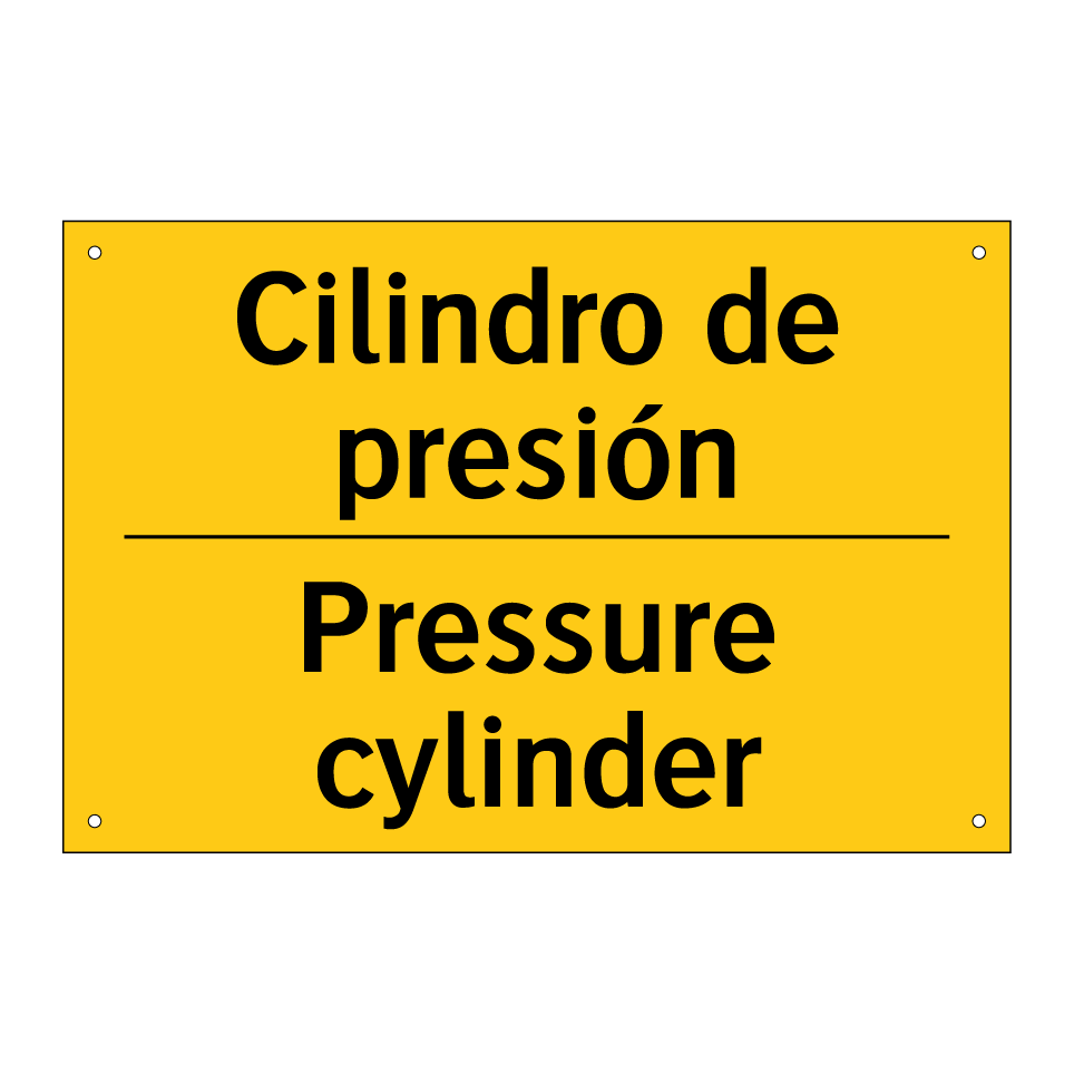 Cilindro de presión - Pressure cylinder