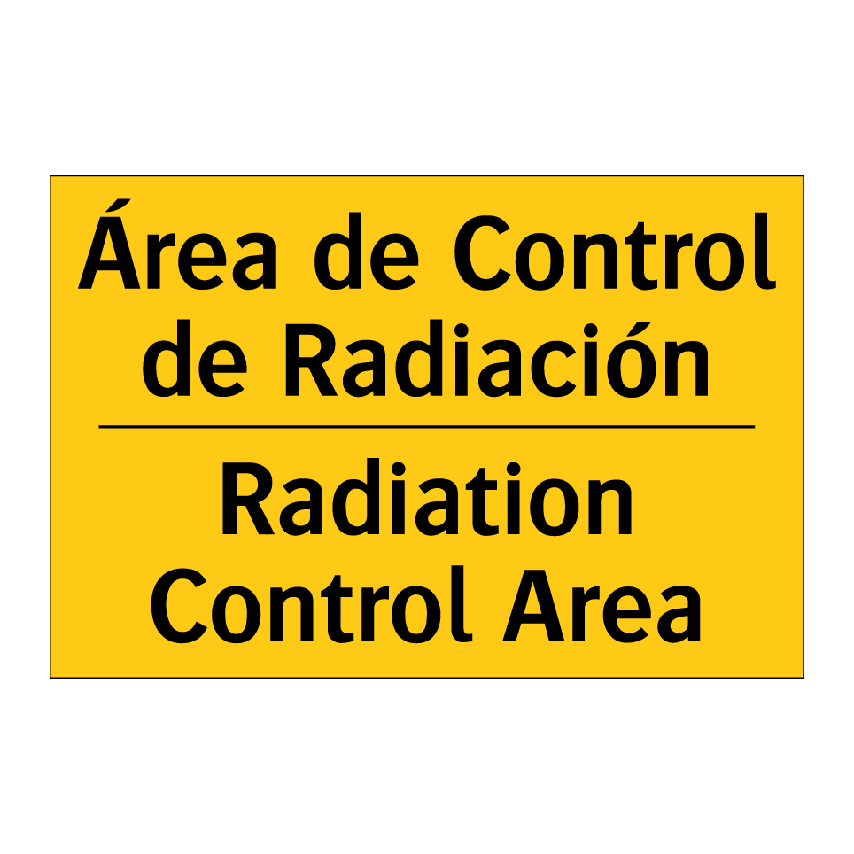 Área de Control de Radiación - Radiation Control Area