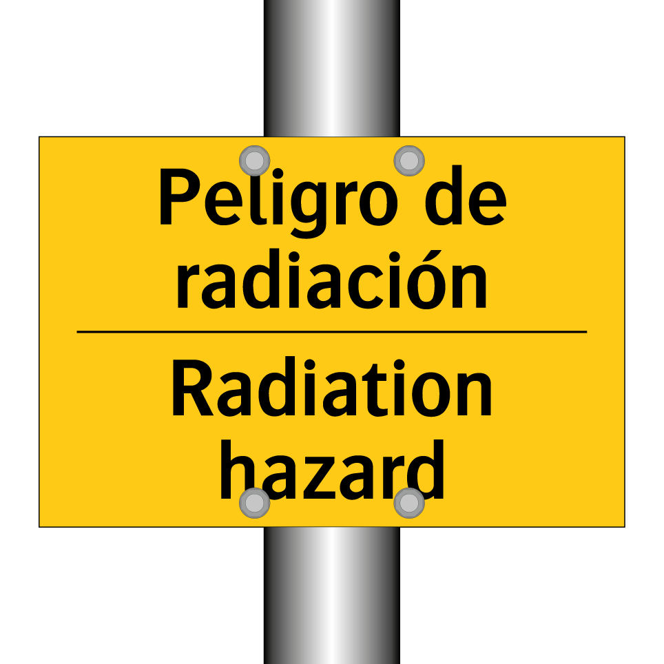 Peligro de radiación - Radiation hazard