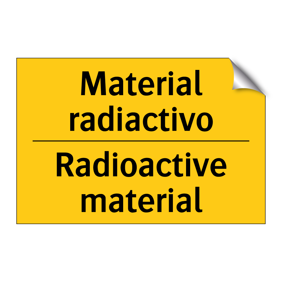 Material radiactivo - Radioactive material