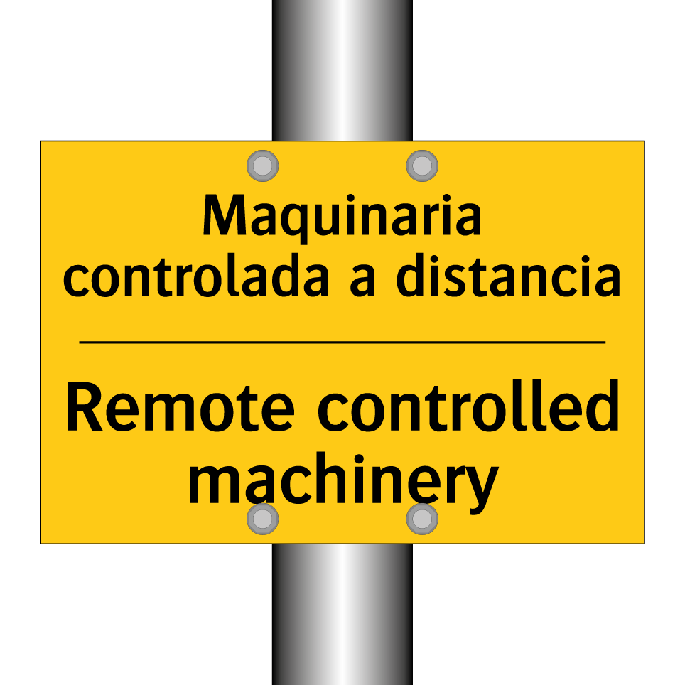 Maquinaria controlada a distancia - Remote controlled machinery