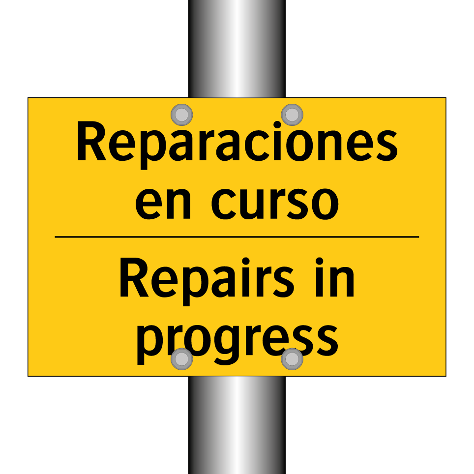 Reparaciones en curso - Repairs in progress