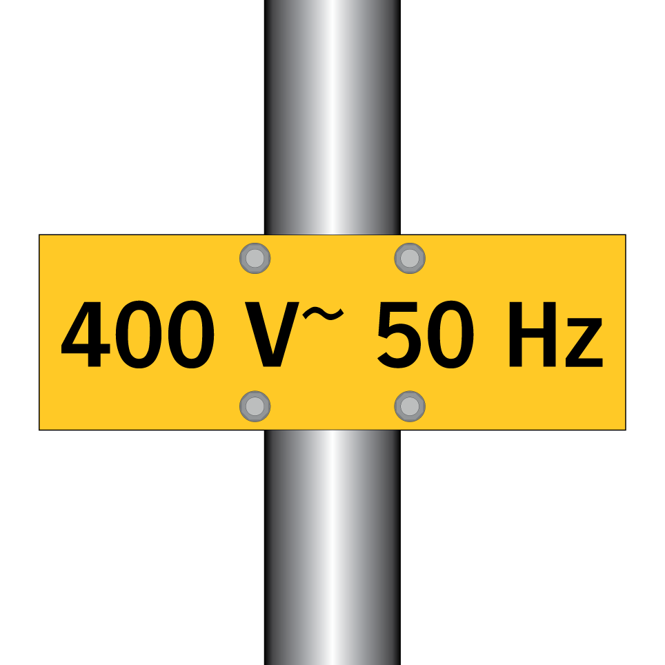 400 V~ 50 Hz