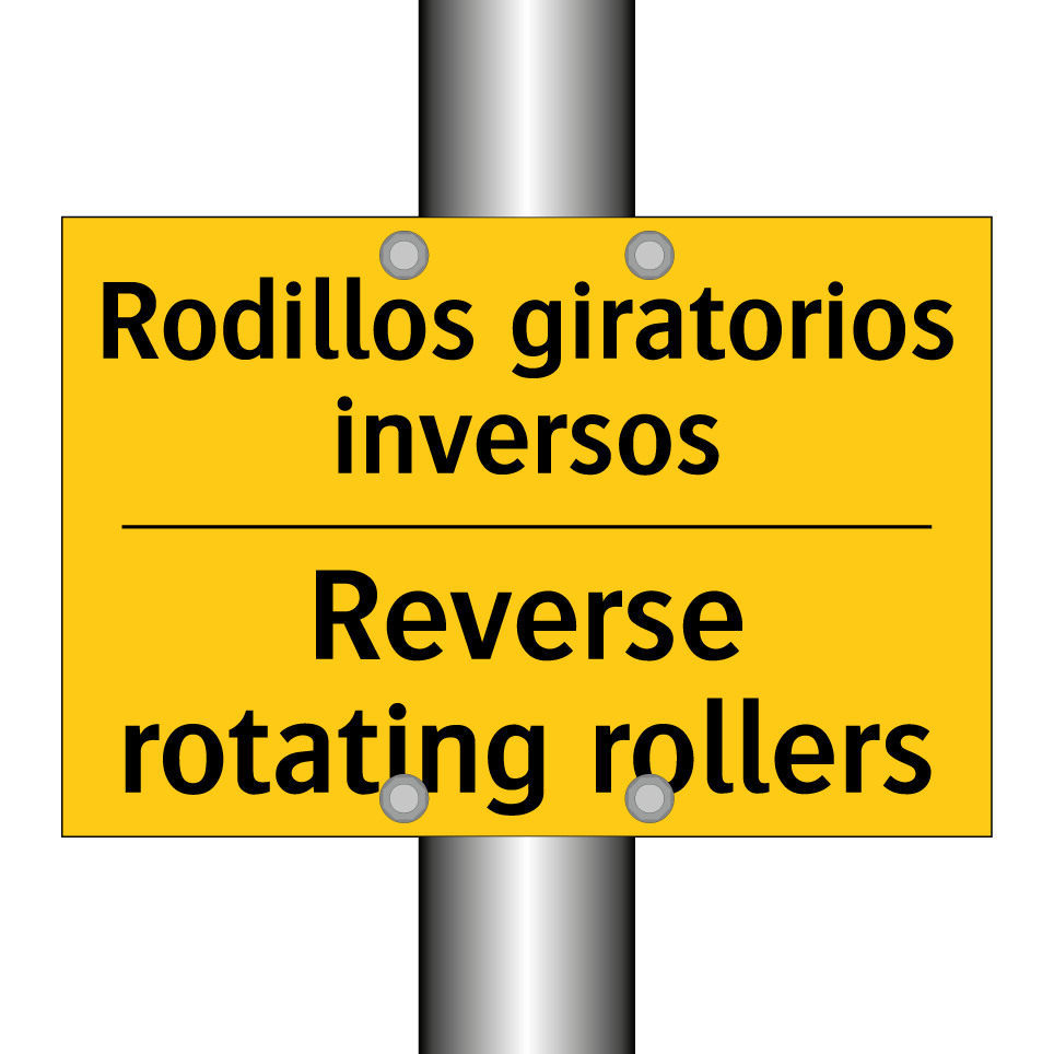 Rodillos giratorios inversos - Reverse rotating rollers