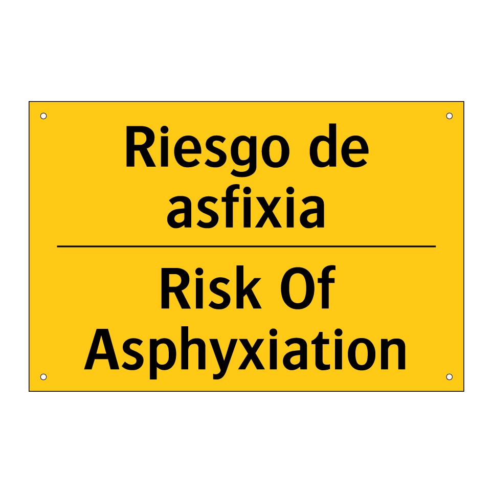 Riesgo de asfixia - Risk Of Asphyxiation