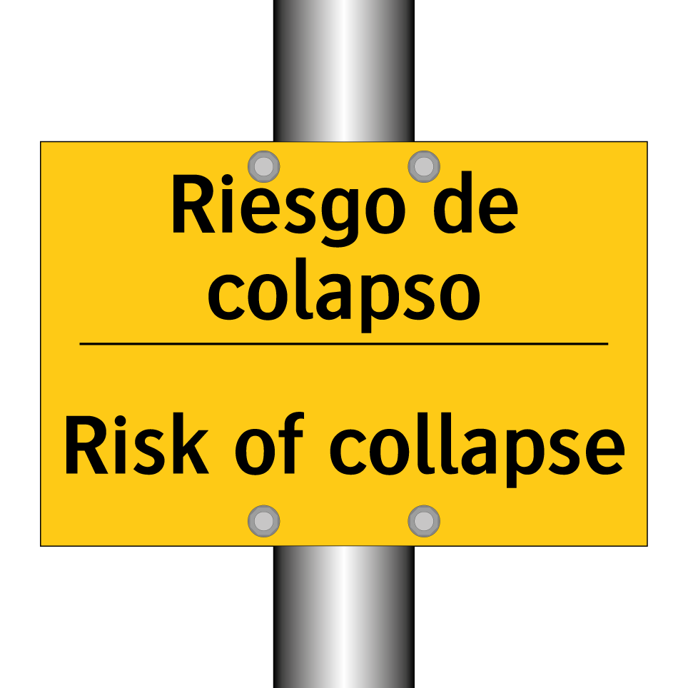 Riesgo de colapso - Risk of collapse