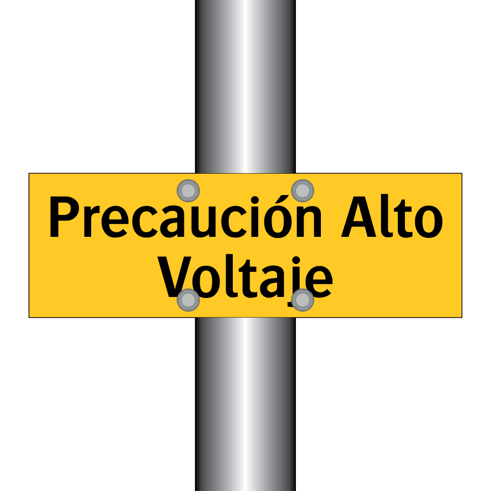 Precaución Alto Voltaje