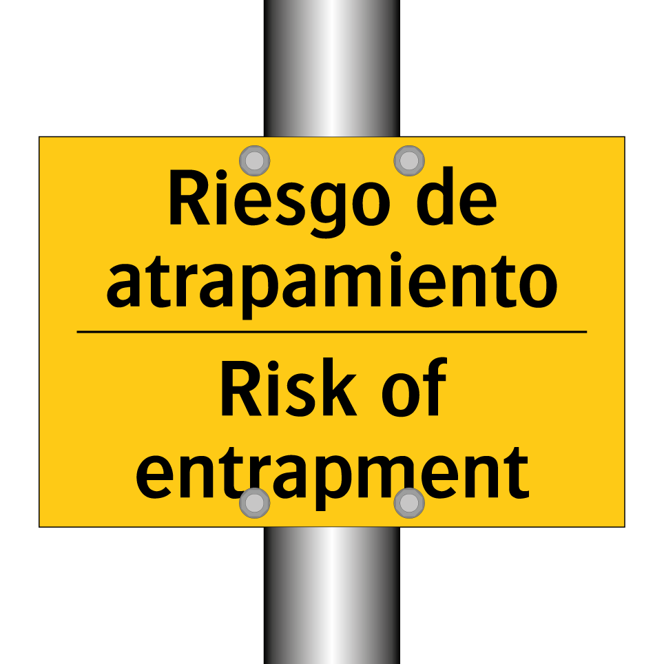 Riesgo de atrapamiento - Risk of entrapment